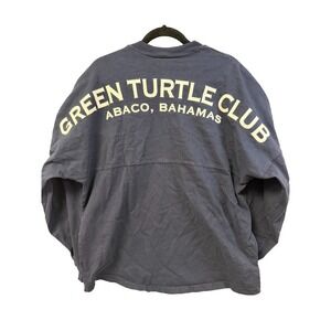 Spirit Jersey Green Turtle Club Resort & Marina, Abaco, Bahamas, Navy Blue SZ Lg